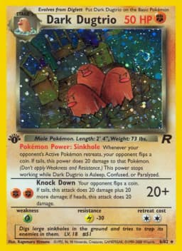 Dark Dugtrio Holo