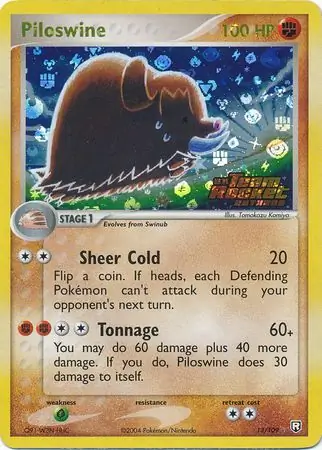 Piloswine Reverse Holo 13 Normal
