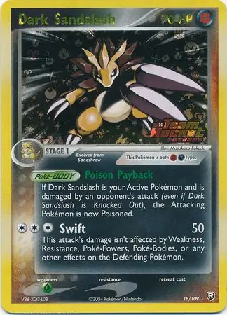 Dark Sandslash Reverse Holo 18 Normal