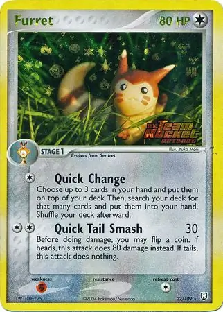 Furret Reverse Holo 22 Normal