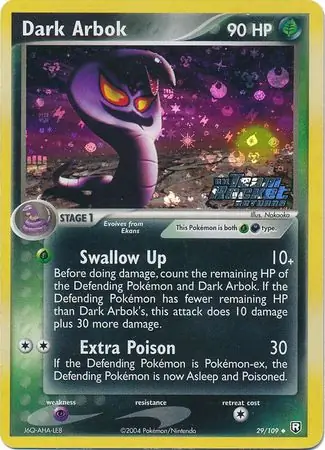 Dark Arbok Reverse Holo 29 Normal