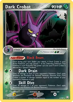 Dark Crobat Holo 3 Normal