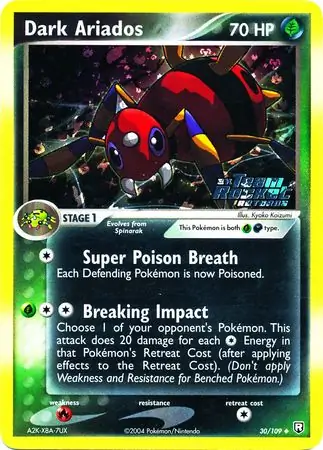 Dark Ariados Reverse Holo 30