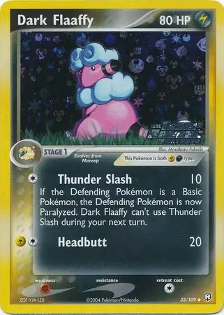 Dark Flaaffy Reverse Holo 33 Normal