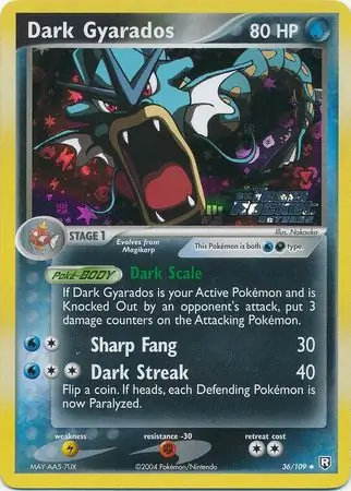 Dark Gyarados Reverse Holo 36 Normal