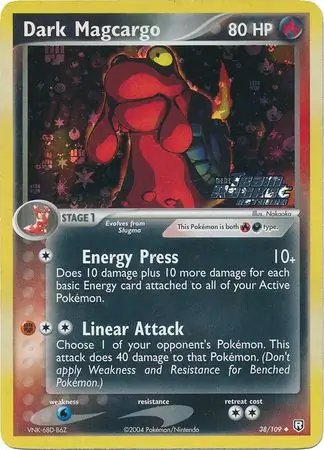Dark Magcargo Reverse Holo 38 Normal