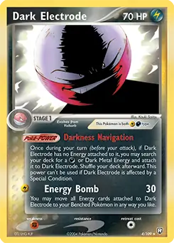 Dark Electrode Holo 4 Normal