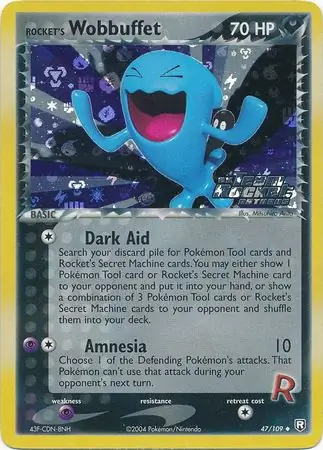 Rocket's Wobbuffet Reverse Holo 47 Normal