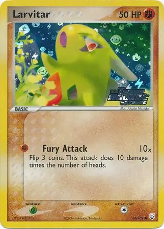 Larvitar Reverse Holo 62