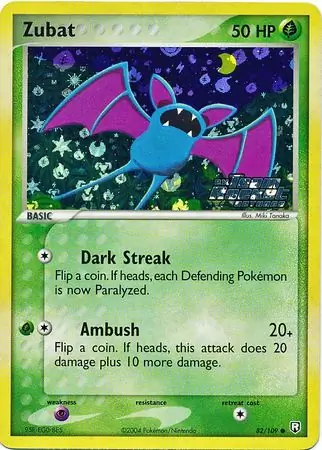 Zubat Reverse Holo 82 Normal
