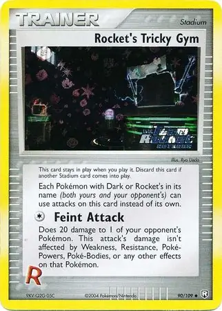 Rocket's Tricky Gym Reverse Holo 90 Normal