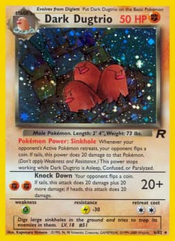 Dark Dugtrio Holo