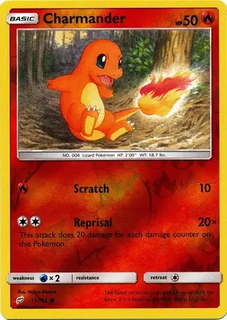 Charmander Reverse Holo 11