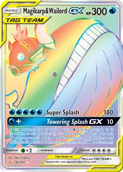 Magikarp & Wailord GX Secret 183