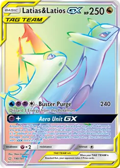 Latias & Latios GX Secret 190