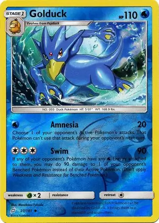 Golduck Reverse Holo 27