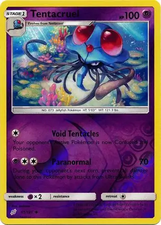 Tentacruel Reverse Holo 61