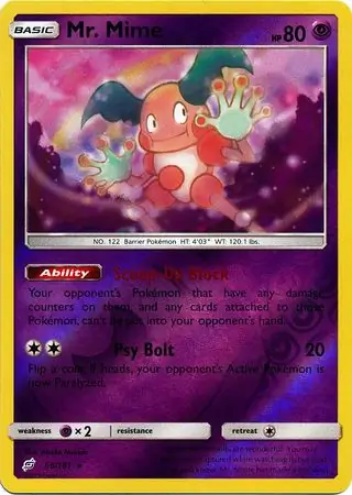Mr. Mime Reverse Holo 66