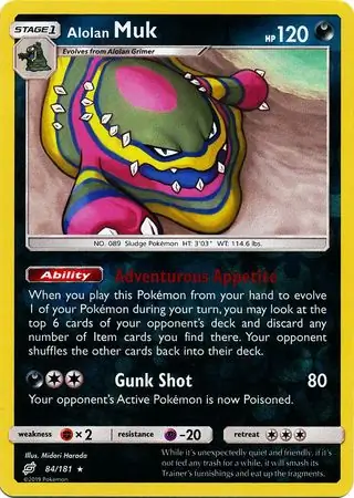 Alolan Muk Reverse Holo 84