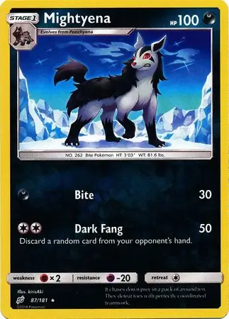 Mightyena Reverse Holo 87