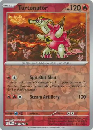 Turtonator Reverse Holo 035