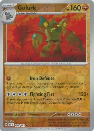 Golurk Reverse Holo 088