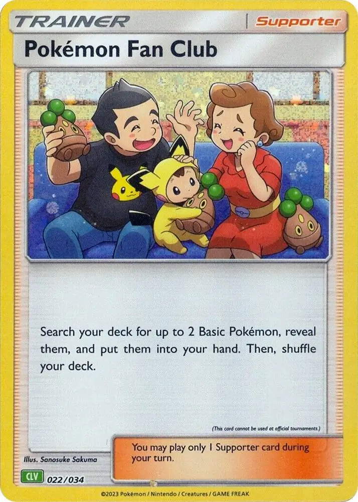 Pokemon Fan Club CLV 022 Normal