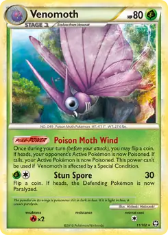 Venomoth Holo 11 Normal