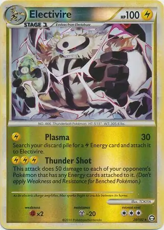 Electivire Reverse Holo 20