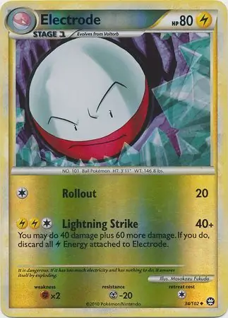 Electrode Reverse Holo 34 Normal