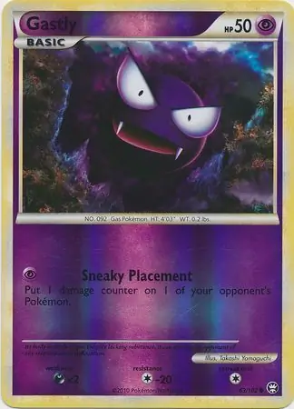 Gastly Reverse Holo 63