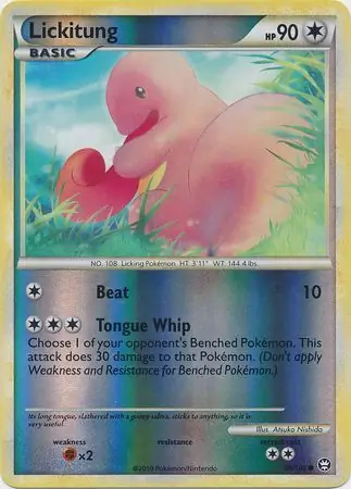 Lickitung Reverse Holo 66 Normal