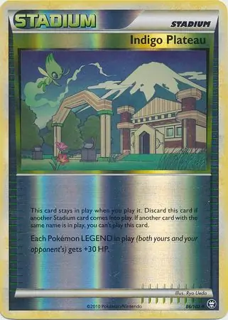 Indigo Plateau Reverse Holo 86
