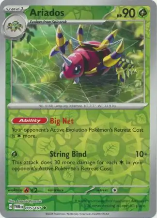 Ariados Reverse Holo 005 Normal