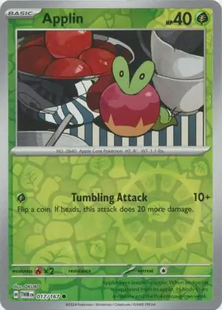 Applin Reverse Holo 017 Normal