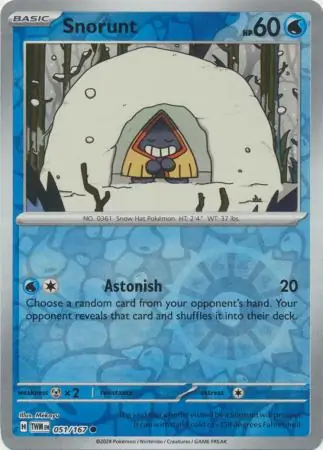 Snorunt Reverse Holo 051 Normal