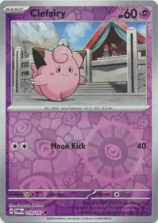 Clefairy Reverse Holo 078 Normal