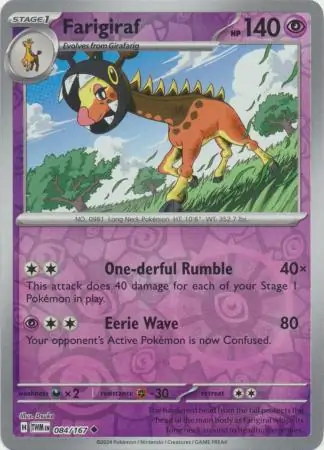 Farigiraf Reverse Holo 084 Normal