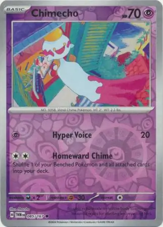 Chimecho Reverse Holo 085