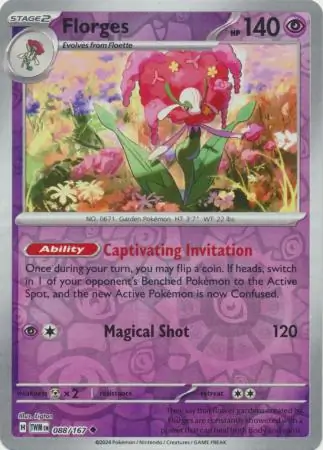 Florges Reverse Holo 088 Normal