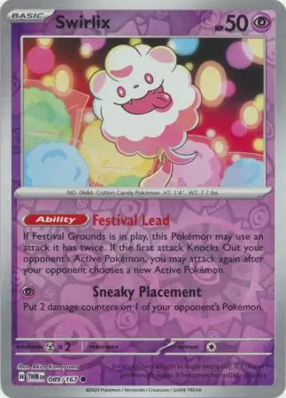 Swirlix Reverse Holo 089
