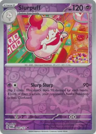 Slurpuff Reverse Holo 090 Normal