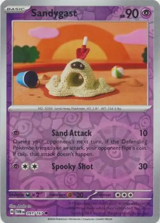 Sandygast Reverse Holo 091 Normal