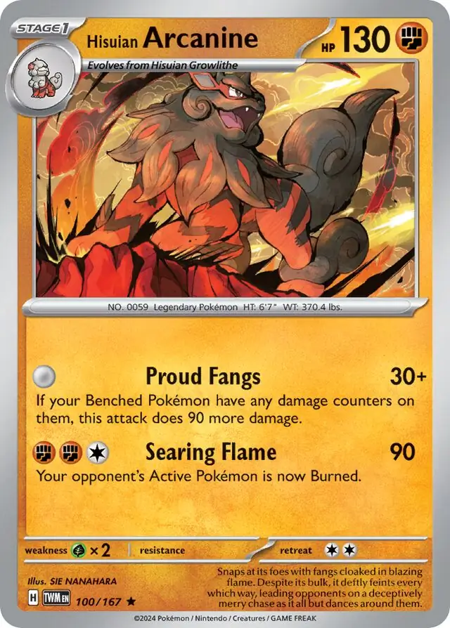 Hisuian Arcanine 100 Normal