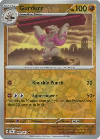 Gurdurr Reverse Holo 104 Normal
