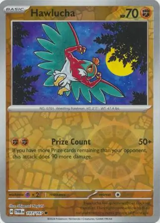 Hawlucha Reverse Holo 107 Normal
