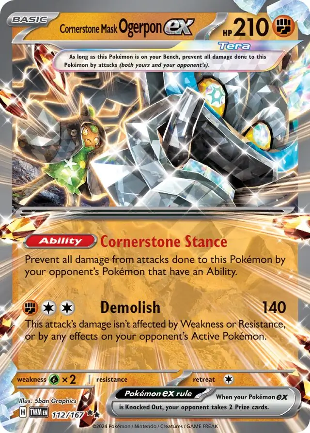 Cornerstone Mask Ogerpon ex 112 Normal