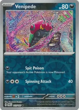 Venipede Reverse Holo 115 Normal
