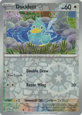 Ducklett Reverse Holo 139 Normal