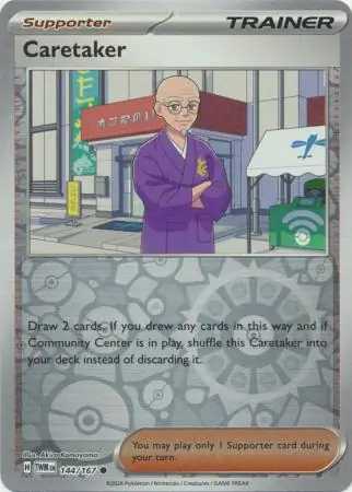 Caretaker Reverse Holo 144 Normal